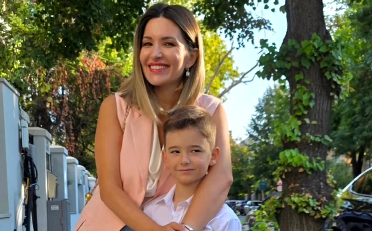 Nicholas, fiul cel mic al Elei Crăciun, a început școala foto: arhiva personală 