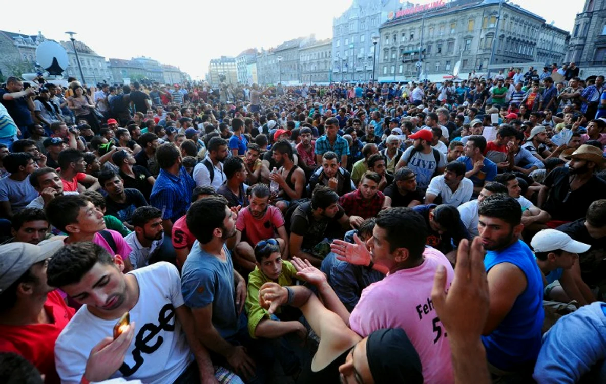 
    Refugiaţilor nu li s-a permis accesul în Gară timp de 3 zileFoto: AFP  