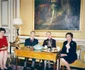 Principesa moștenitoare Margareta, Regele Mihai, Regina Margrethe a II-a și Regina Ana în 2002, la Palatul Amalienborg. FOTO: Casa Majestății Sale