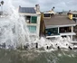Daunele provocate de furtună pe faleză și la locuințele din Long Beach, California