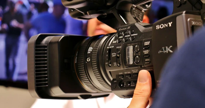 Sony a prezentat la IFA 2013 o cameră care filmează la rezoluţie 4K. FOTO Răzvan Băltăreţu/Adevărul