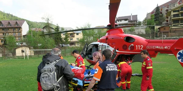 motociclist accidentat la azuga