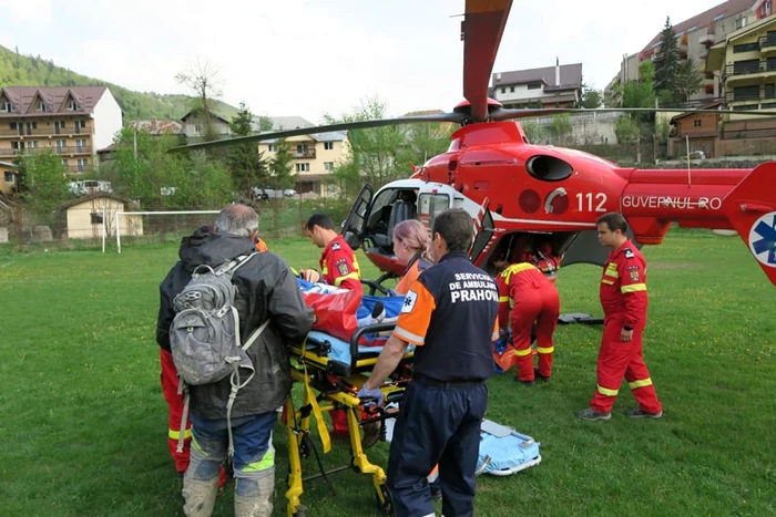 motociclist accidentat la azuga