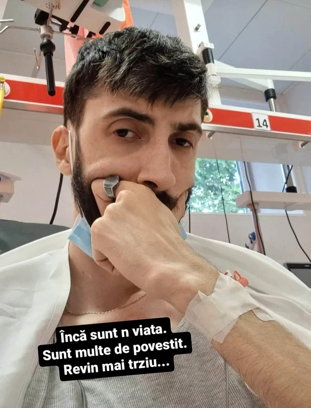 Antonio Satiru a ajuns de urgență la spital. Sursă: Facebook