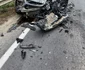 Traficul este întrerupt temporar din cauza accidentului FOTO: Imagini amator