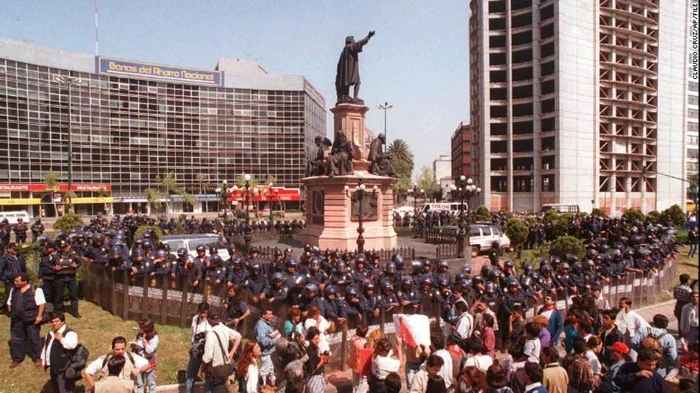 Statuia lui Cristofor Columb din Ciudad de Mexico FOTO CNN