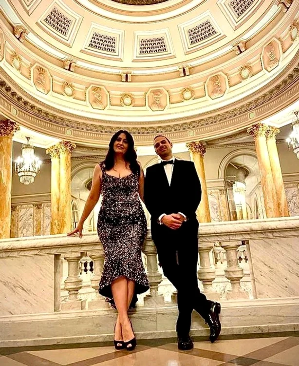 
    Amalia Năstase și soțul ei, Răzvan Vasilescufoto: Instagram  