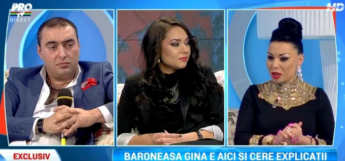 
    Gina Gasser a venit special din Elveţia pentru a-i confrunta pe Mexicanu şi Ana Mariacaptură Pro TV  