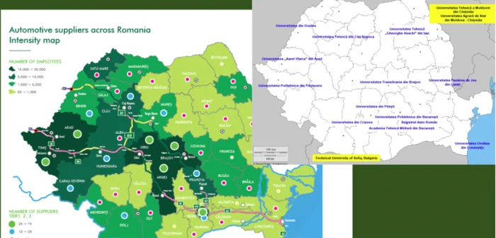 Marimea si distributia furnizorilor romani
