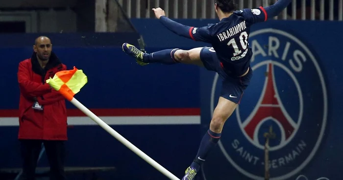 Zlatan Ibrahimovici, fotbalist legitimat la Paris Saint-Germain FOTO Reuters