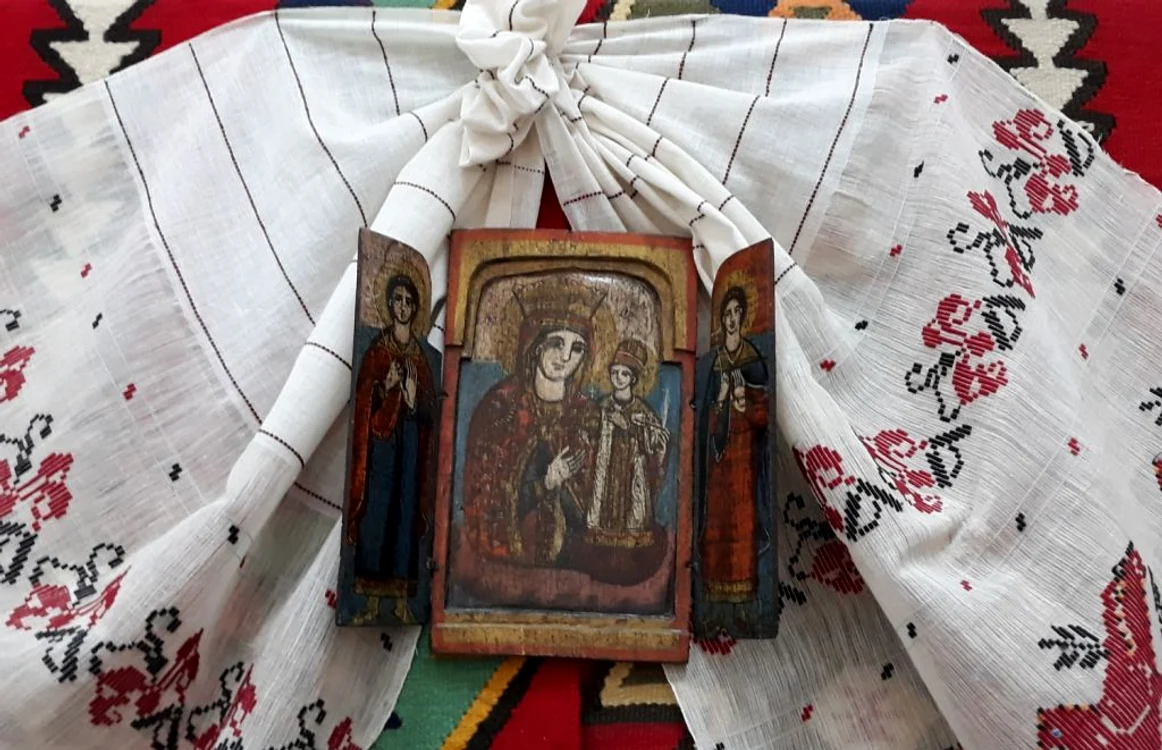 Icoana din colecţia Muzeului Judeţean Olt FOTO: Alina Mitran