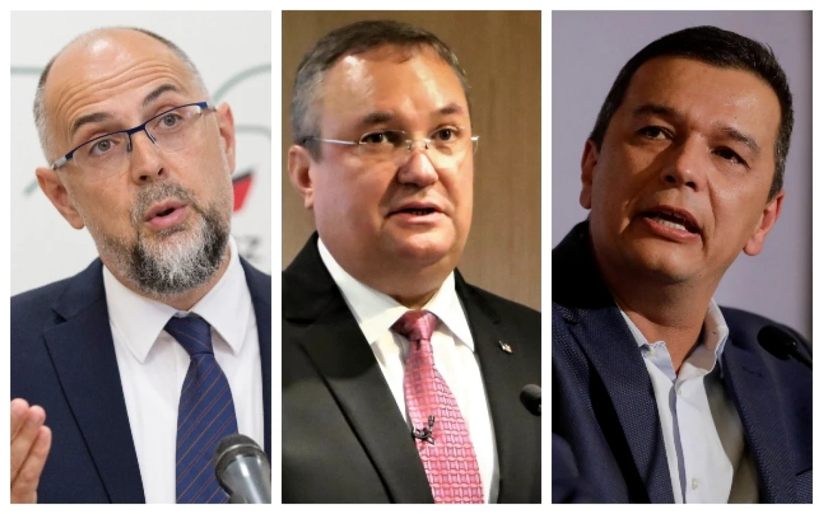 Kelemen Hunor, Nicolae Ciucă şi Sorin Grindeanu FOTO Inquam Photos)