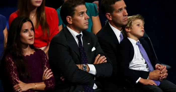 Ashley Biden alaturi de fratii ei Hunter si Beau la Conventia Nationala Democrata din 2012 FOTO Getty Images