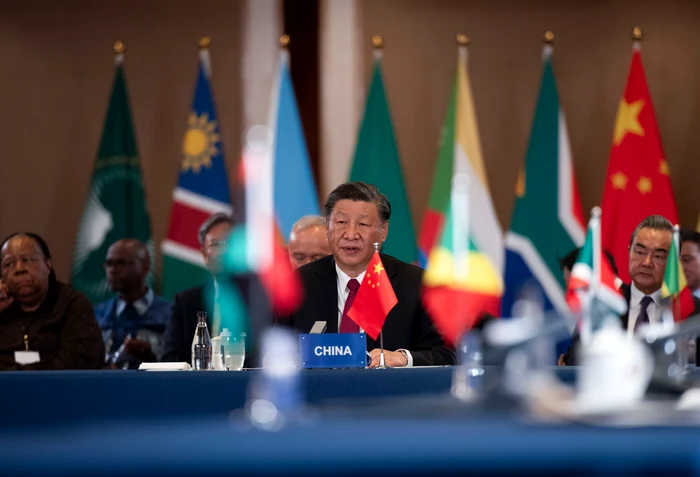 Preşedintele Xi Jinping, la summitul BRICS. Foto AFP