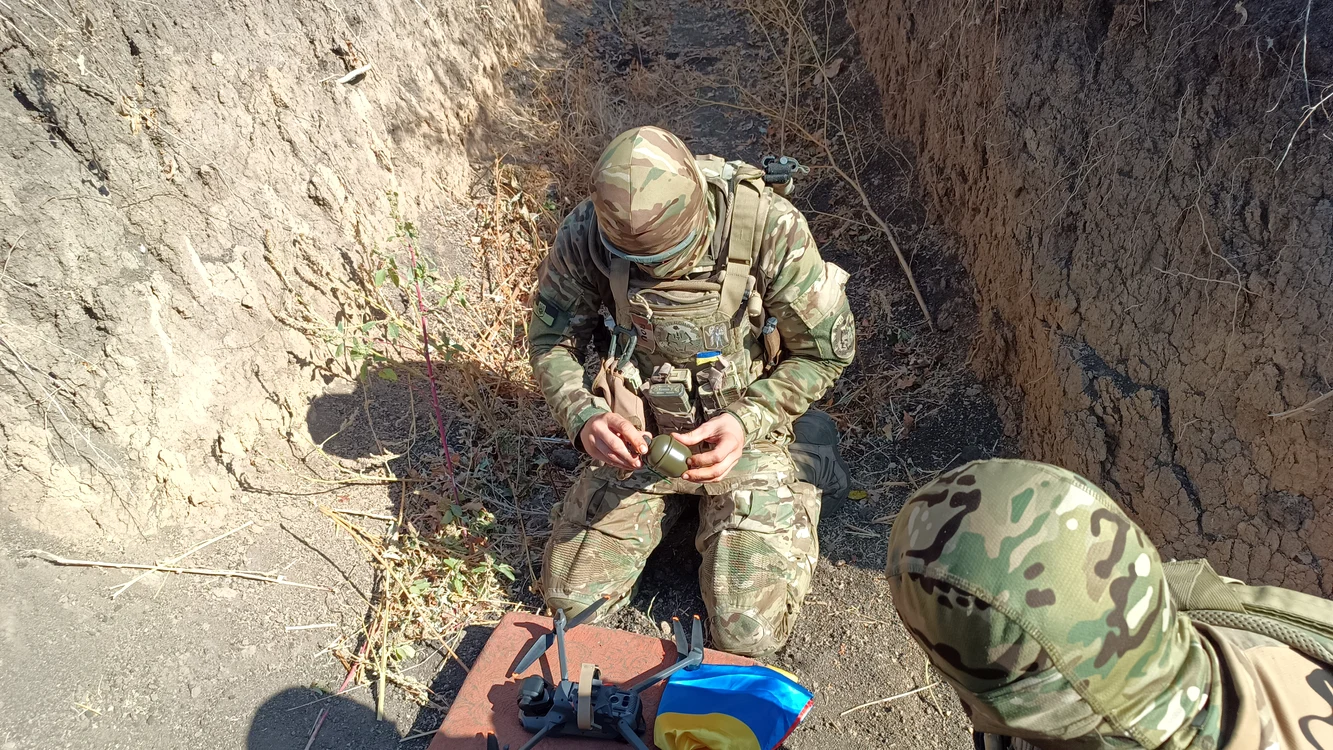 Getotac în acțiune, în Ucraina. FOTO: Arhivă personală