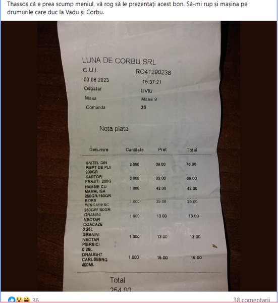 Cât a ajuns să coste o simplă sticlă de apă plată în Mamaia, la început de sezon