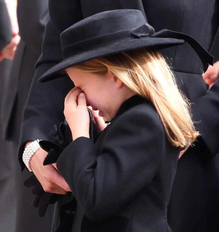 Printesa Charlotte plange la funeraliile reginei Elisabeta  Foto Gettyimages jpg