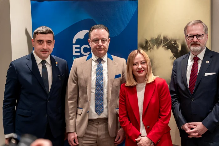 Șeful AUR este vicepreședinte al ECR FOTO Facebook / George Simion 