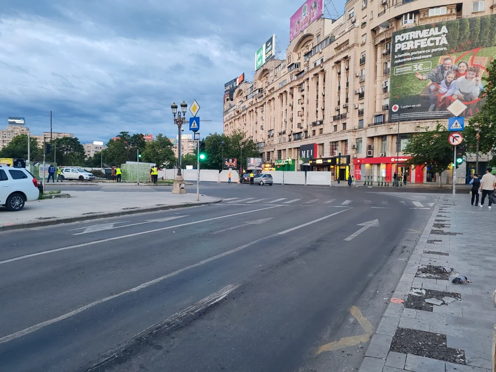 Piața Unirii: FOTO: Facebook Info Trafic Bucuresti si Ilfov