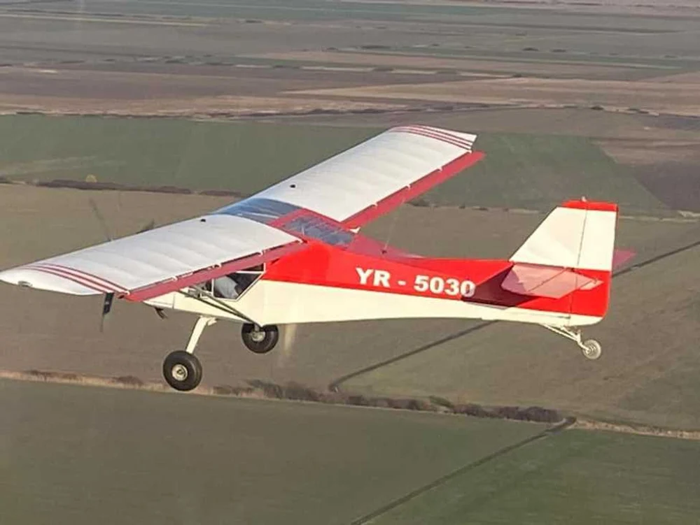 Un avion ultraușor s-a prăbușit în județul Vaslui. Pilotul a murit