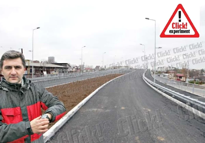 Străpungerea are două benzi pe fiecare sens şi spaţii generoase pentru plantarea arbuştilor (Fotografii: Sever Gheorghe)