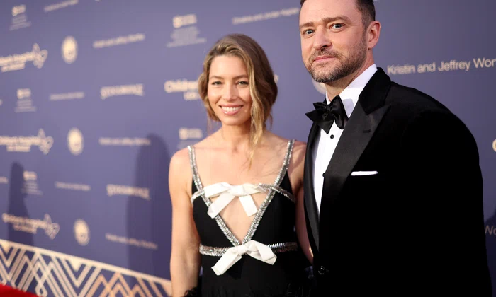 Justin Timberlake și soția sa, Jessica Biel, Getty jpg