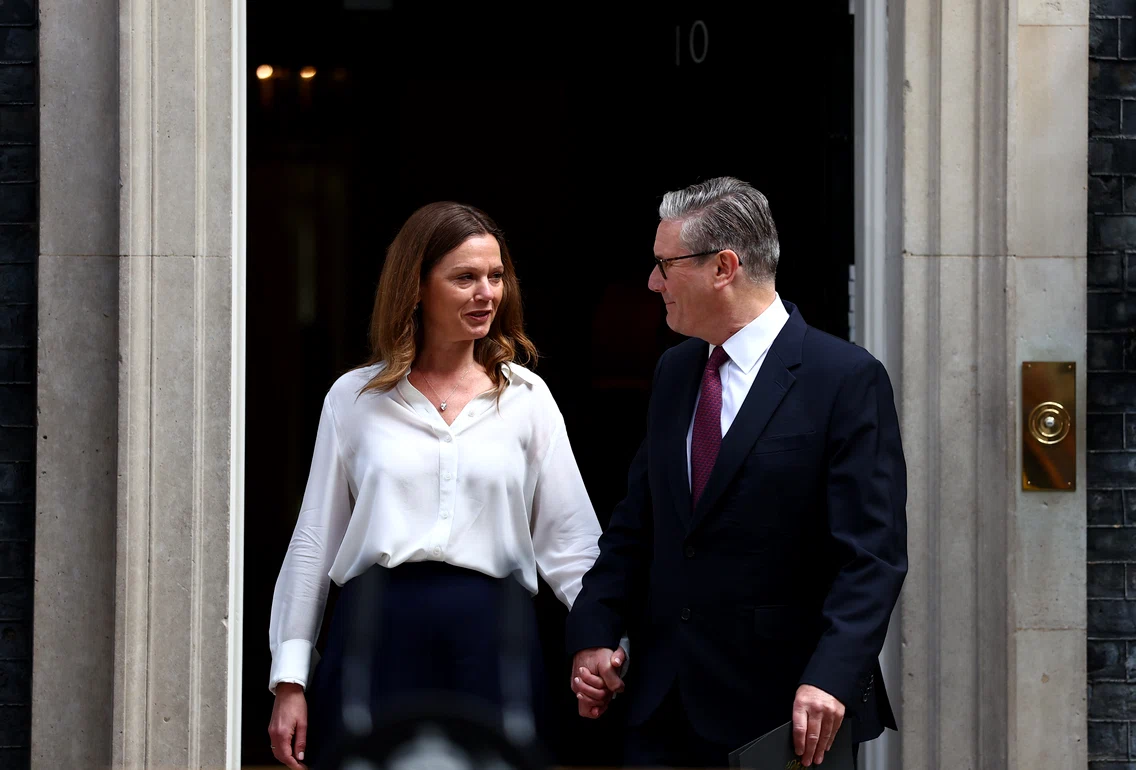 Keir Starmer și soția lui, Victoria. FOTO: Getty Images