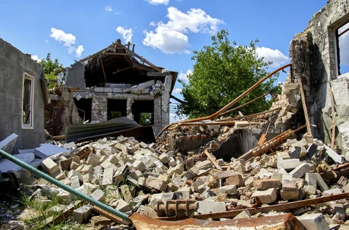Razboi Ucraina Rusia 16 17 mai 2022 distrugeri Harkov FOTO EPA-EFE