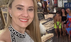 Oana Ioniță și-a dus copiii în Egipt