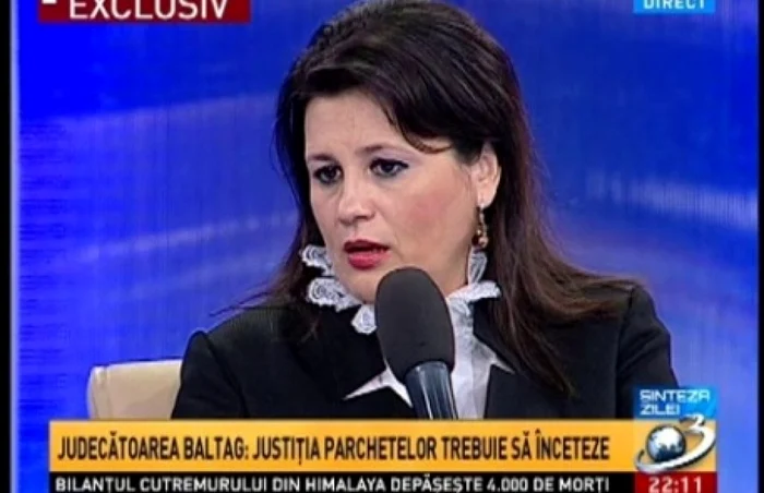 Gabriela Baltag, la Antena 3