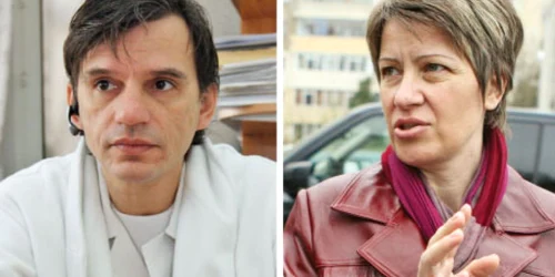  Vlad Tica, medic şi Gabriela Stan, pacientă