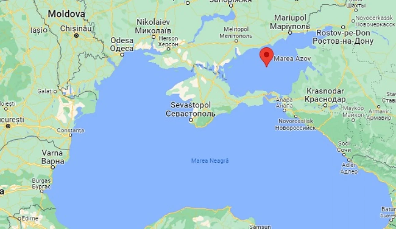 harta marea azov mariupol