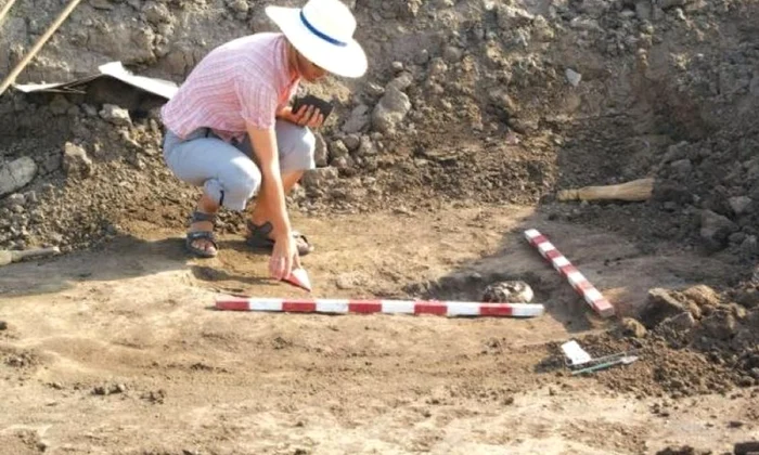 Sarcofage din perioada romană descoperite de arheologi lângă Alba Iulia jpeg