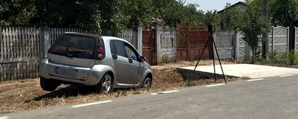 Mașina implicată în accidentul rutier