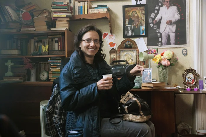 Katia Pascariu, în timp ce joacă rolul Stelei. FOTO: Sorella di Clausura