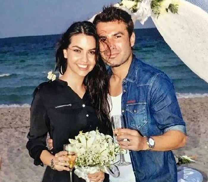 Adrian Mutu si Sandra in Cuba, pe plajaFOTO: Instagram