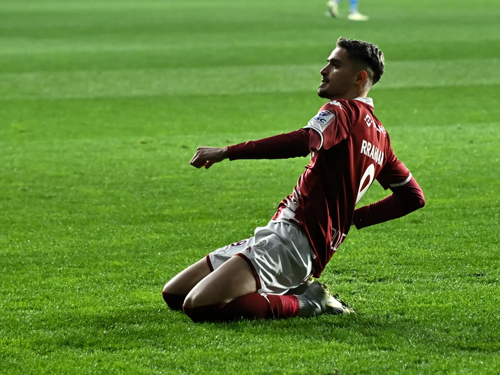 Rrahmani la al 3-lea cel mai rapid gol din campionat. Foto: sportpictures.eu