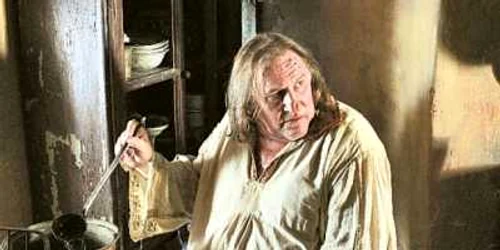 Gerard Depardieu, pe platourile de filmare din Sighişoara