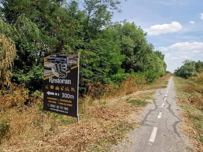 Pista de bicicletă Serbia FOTO Ștefan Both
