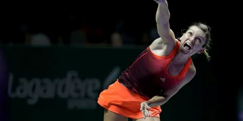 Simona Halep la Singapore FOTO AP 