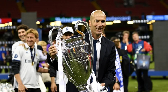 Zinedine Zidane a adus la Madrid de trei ori Liga Campionilor. Foto Getty images