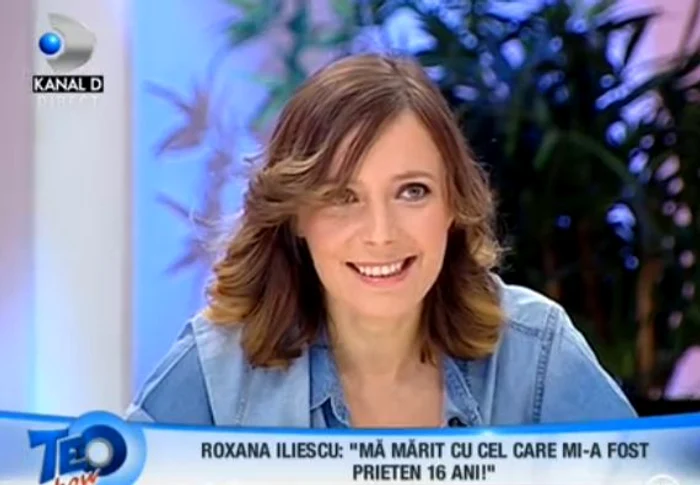 Roxana Iliescu (Captură Kanal D)