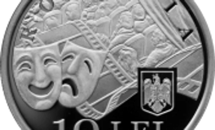 moneda 100 de ani de la nasterea lui Radu Beligan