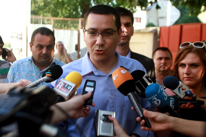Victor Ponta consideră rezultatul referendumului o victorie pentru guvernul pe care- conduce FOTO: Mediafax