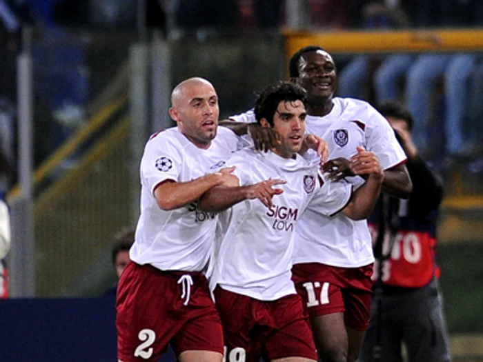 
    Culio a marcat două goluri contra lui AS Roma în 2008  