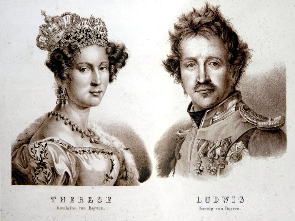 Regele Ludovic I al Bavariei și Regina Therese a Bavariei, profimedia 1037470965 jpg