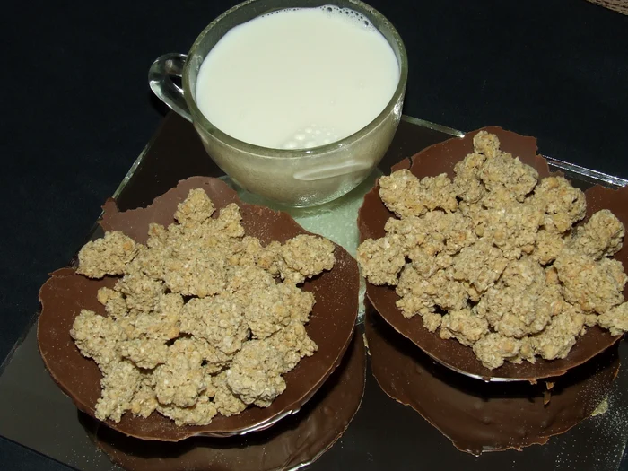 Farfurioare de ciocolată