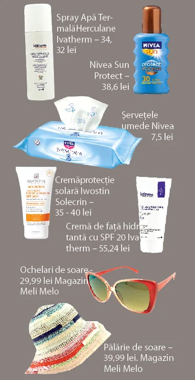 Foloseşte şerveţele umede sau spray-uri cu apă termală
