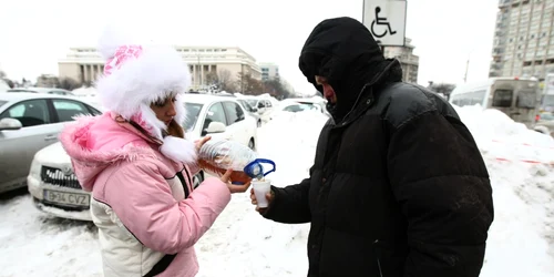 homeless iarna bucuresti