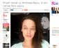 Andreea Raicu, fără machiaj, într o imagine publicată pe blogul Lidiei Marinescu jpeg
